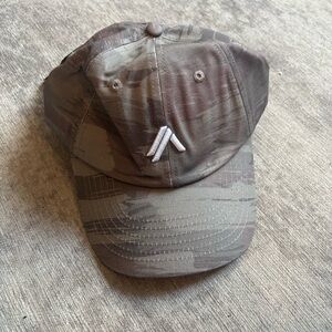 NWT Alphalete Dad Hat Olive Camo One Size Adjustable Green Baseball Cap Logo